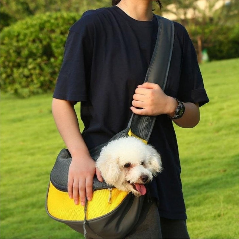 Outdoor Mesh Pet Carrier Shoulder Bag