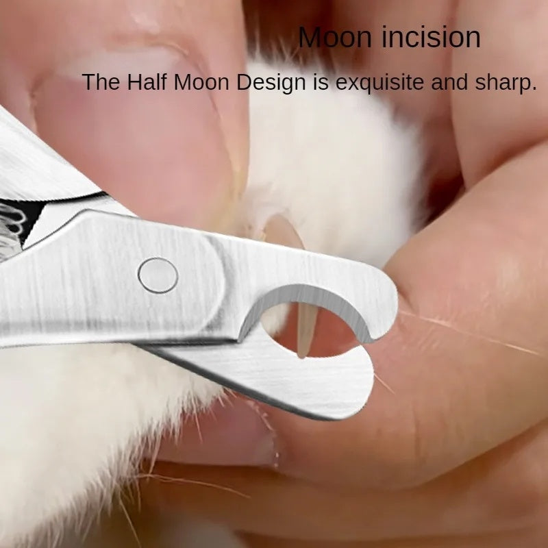 Professional Pet Nail Clipper Sharp Safety Toe Trimmer for Dogs & Cats