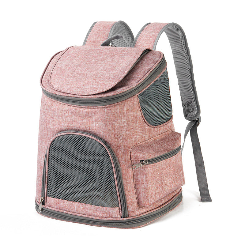 Portable Oxford Dog Backpack Shoulder Bag