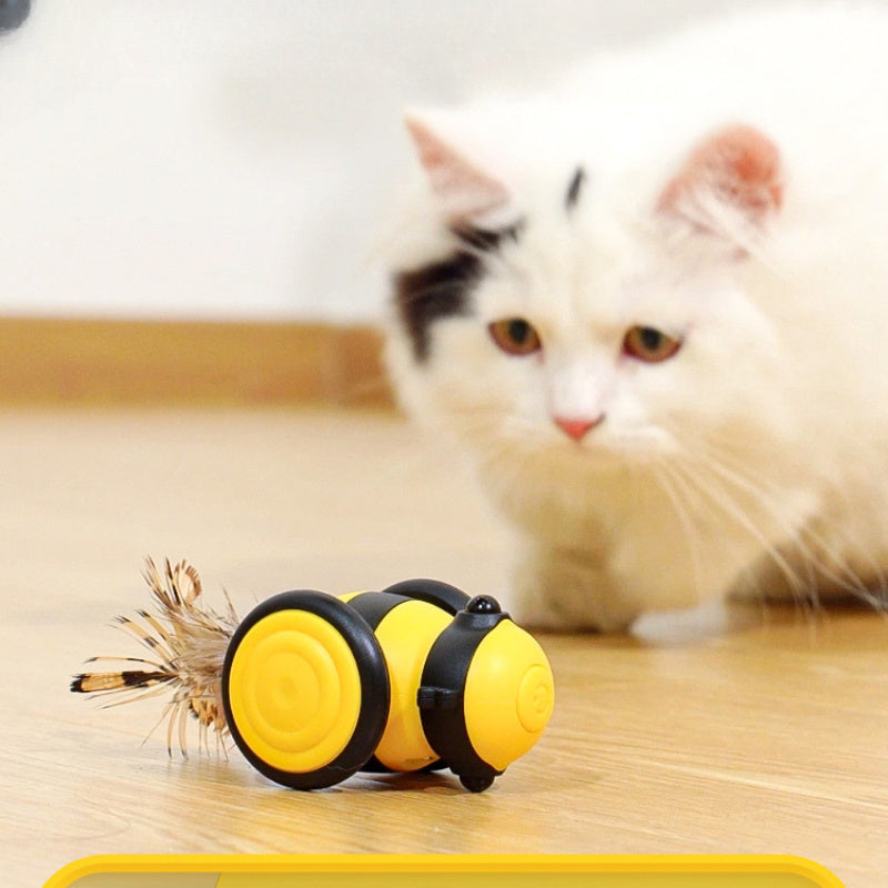 Pet Kitten Electric Cute Cat Bee Running Toys