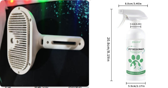 Self-Cleaning Pet Hair Remover Comb Grooming & Dematting Tool
