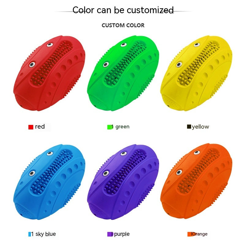 Vocal Rugby Pet Natural Rubber Molar Toy