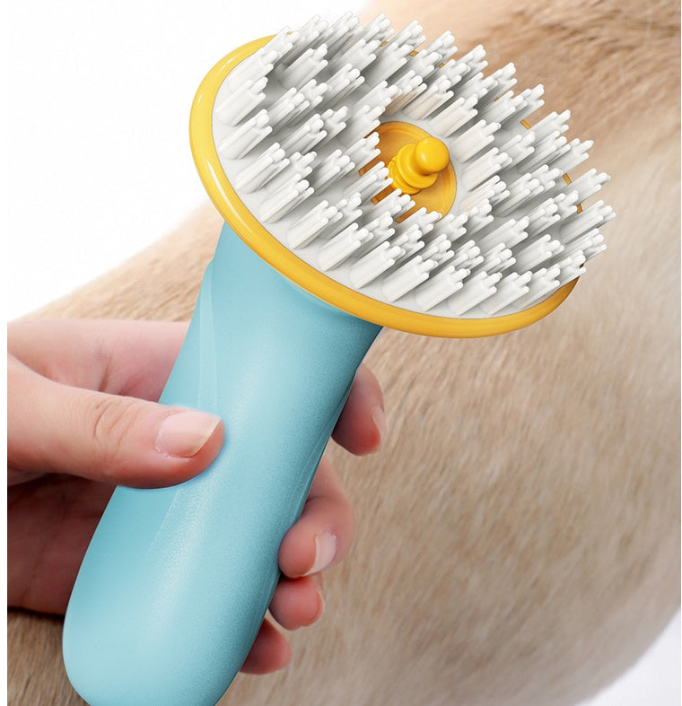 Handheld Pet Bath Brush Hair Grooming & Cleaning Tool for Dogs