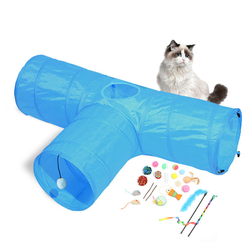 Foldable Tunnel Pet Climbing Path Cat Toys