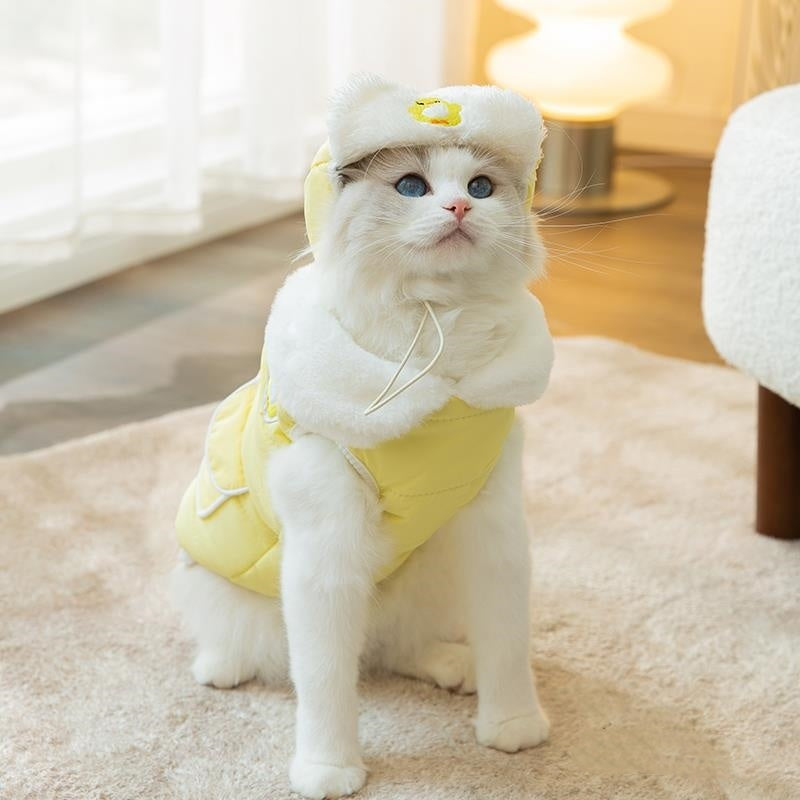 Pet Autumn And Winter Thickened Cotton-padded Clothes