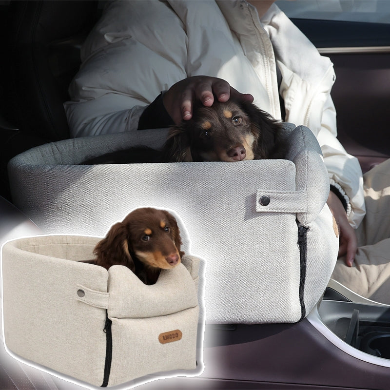 Portable Dog Car Seat Bed Carrier Bag