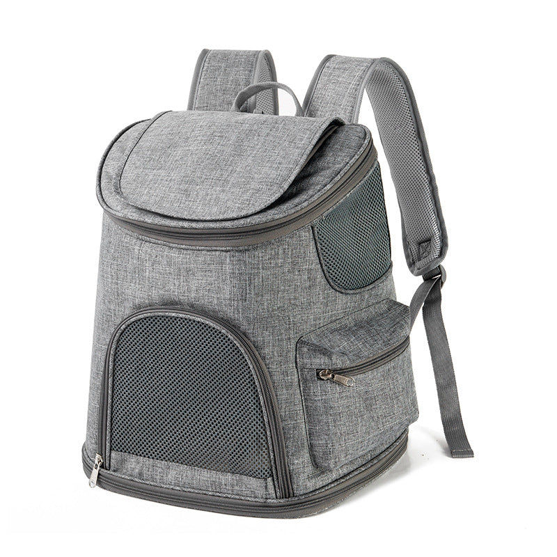 Portable Oxford Dog Backpack Shoulder Bag