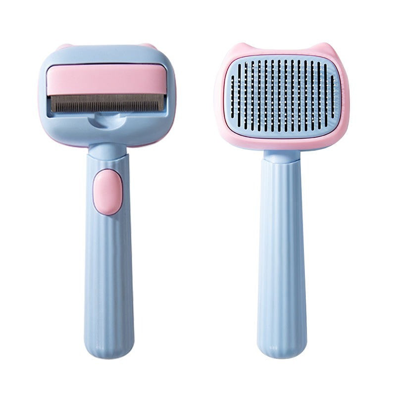 Pet Deshedding & Dematting Brush Reduces Shedding for Dogs & Cats