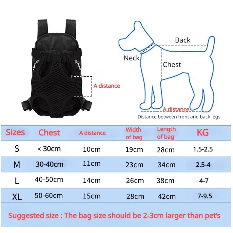 Breathable Portable Dog Carrier Backpack