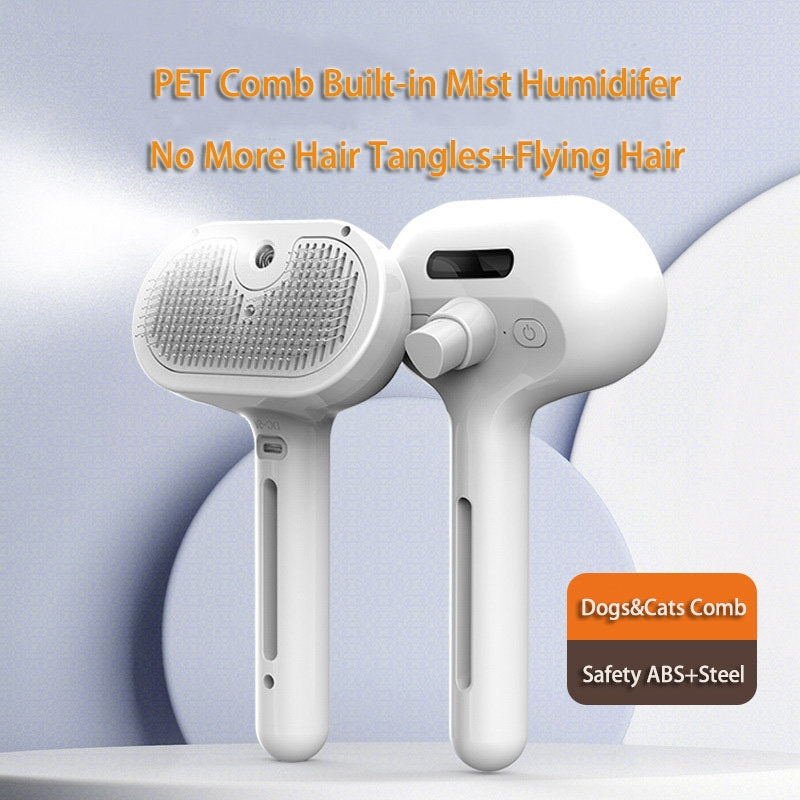 Self-Cleaning Pet Hair Remover Comb Grooming & Dematting Tool