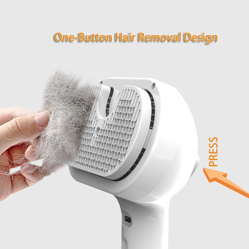 Self-Cleaning Pet Hair Remover Comb Grooming & Dematting Tool