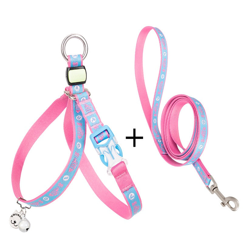 Cat Bell Vest Harness with Leash