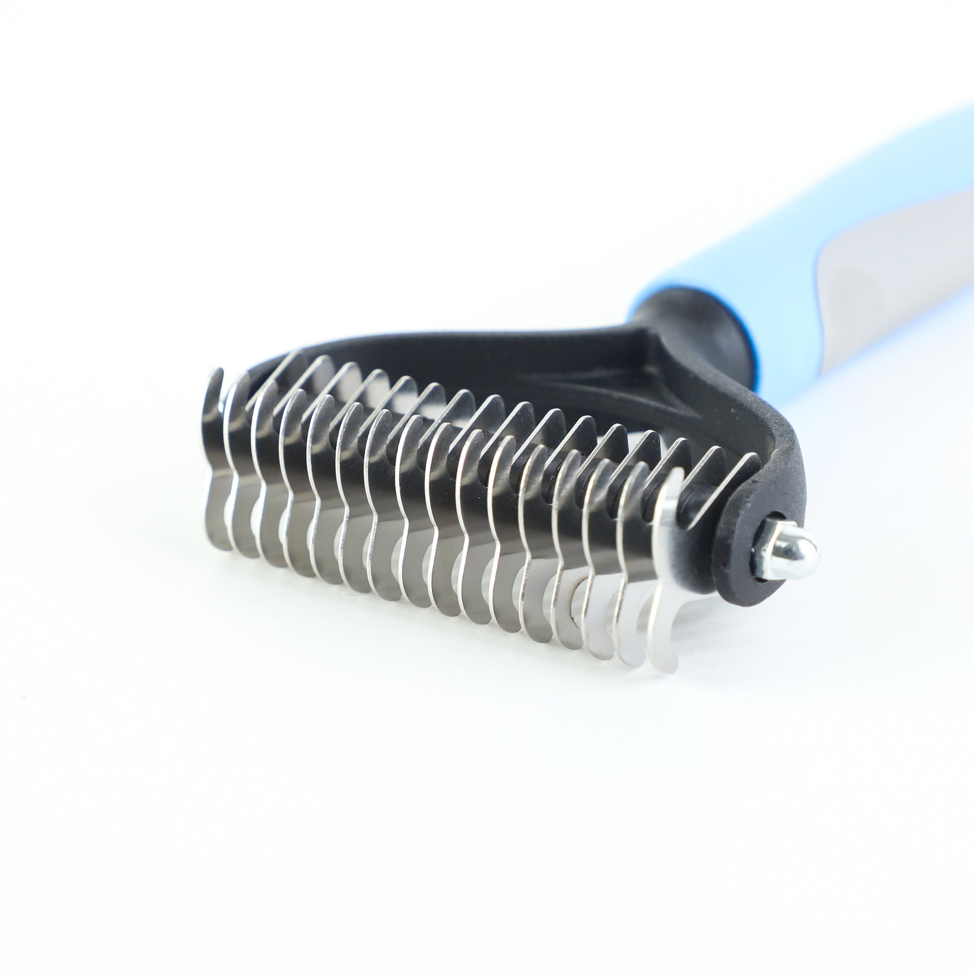 Stainless Double-Sided Pet Brush Dematting & Hair Removal Tool