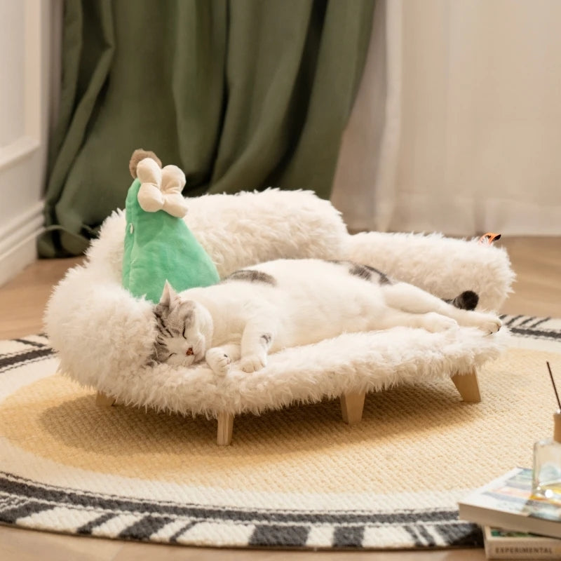 Wooden Pet Kennel Dogs And Cats Bed
