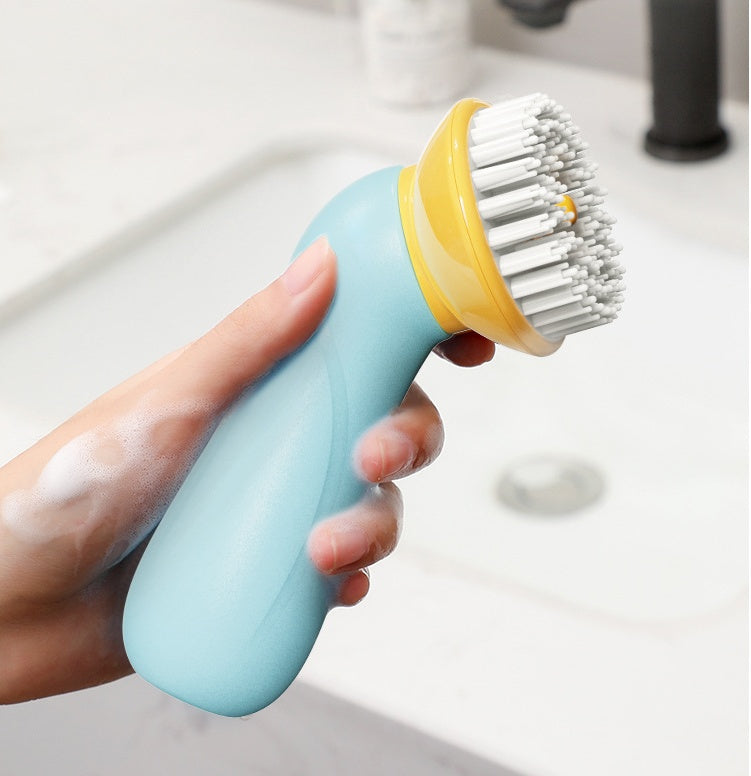 Handheld Pet Bath Brush Hair Grooming & Cleaning Tool for Dogs