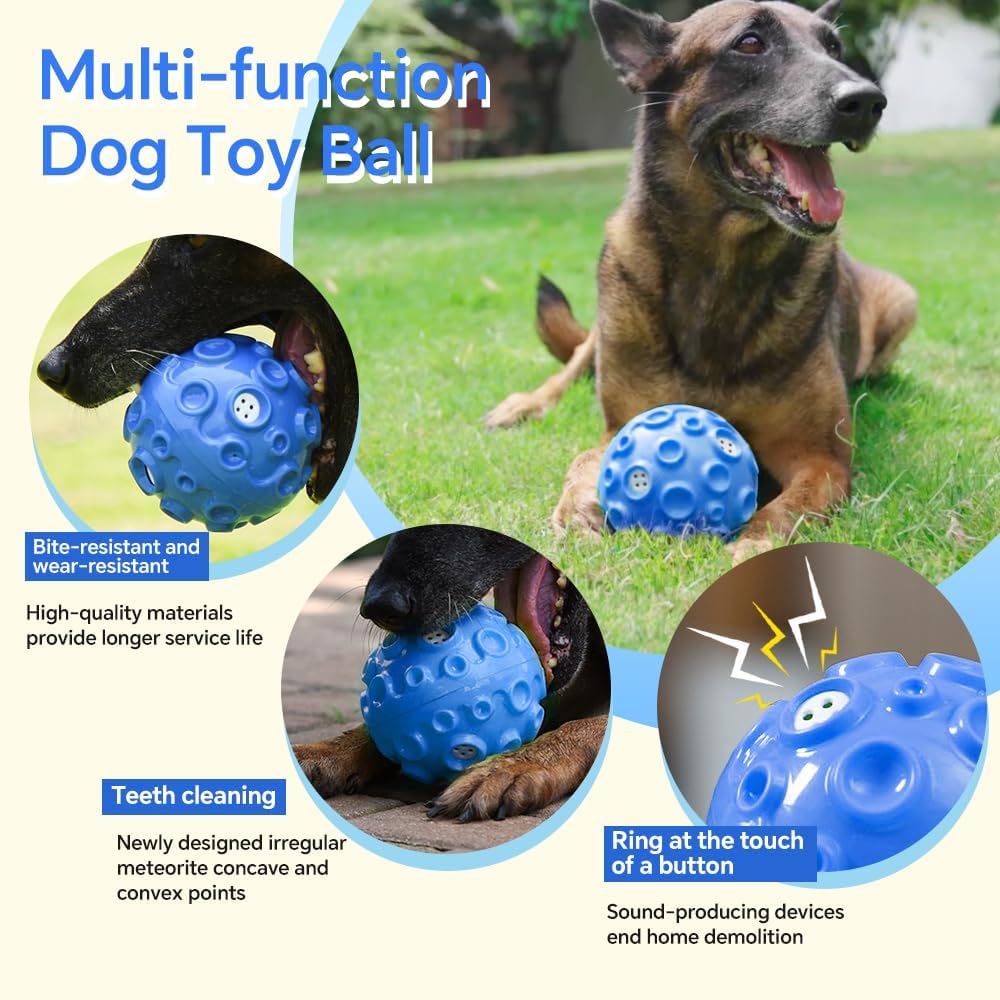 Aggressive Chewers Interactive Dog Ball Toy