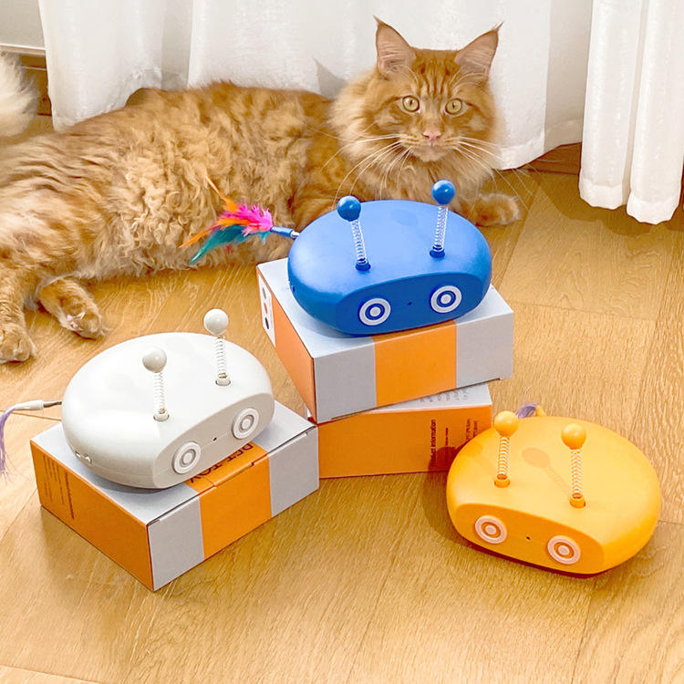 Pet Funny Electric Cat Interactive Teasing Robot Laser Toys