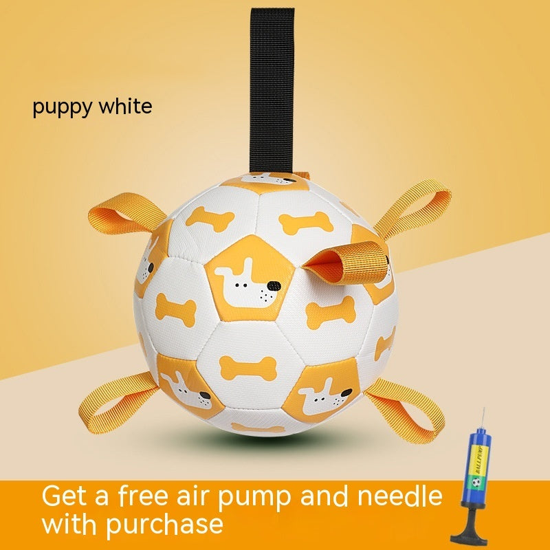 Pet Sporty Bite Chew Teething Ball With Cute Printing