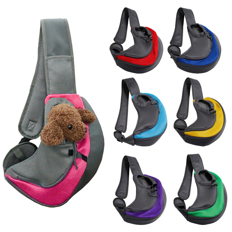 Outdoor Mesh Pet Carrier Shoulder Bag