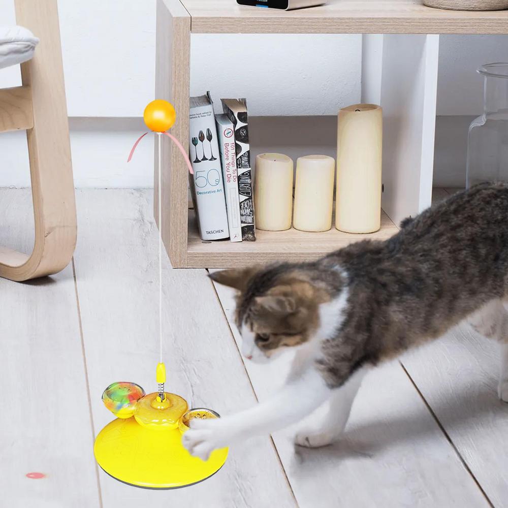 Pet Interactive Toys With Suction Cup Scratcher Cat Supplies