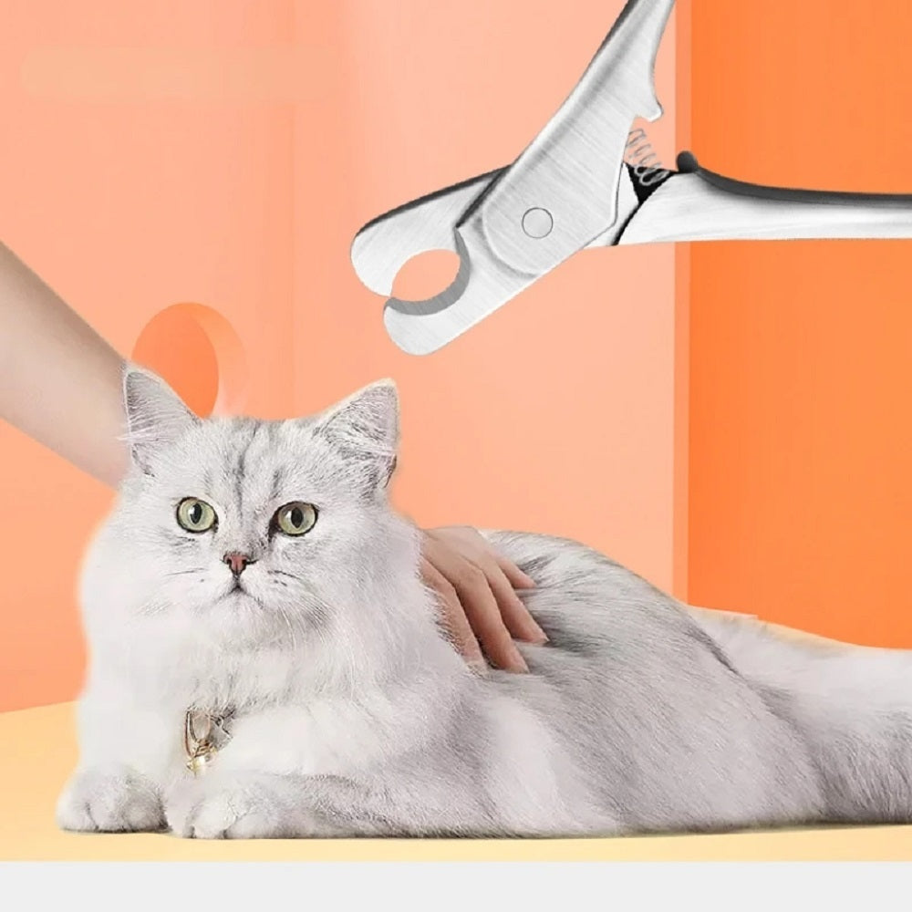 Professional Pet Nail Clipper Sharp Safety Toe Trimmer for Dogs & Cats