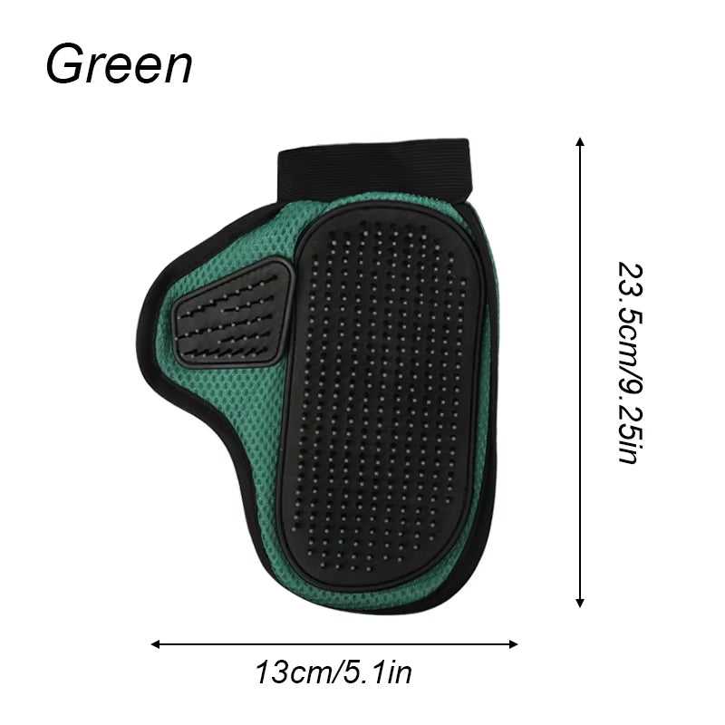 Cat & Dog Hair Removal Glove Silicone Grooming & Bath Massage Brush