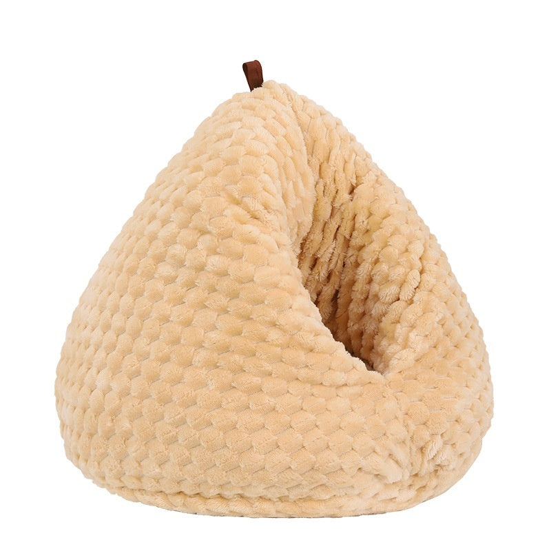 Creative Cartoon Thickened Warm Pet Bed For Winter