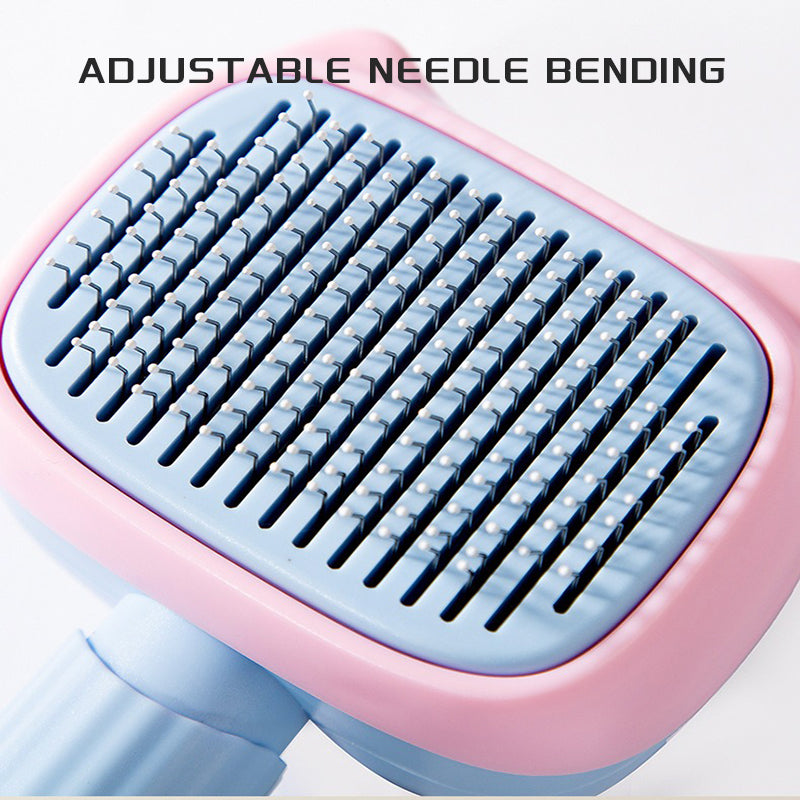Pet Deshedding & Dematting Brush Reduces Shedding for Dogs & Cats