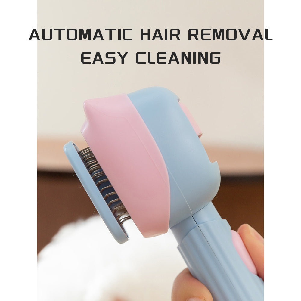 Pet Deshedding & Dematting Brush Reduces Shedding for Dogs & Cats