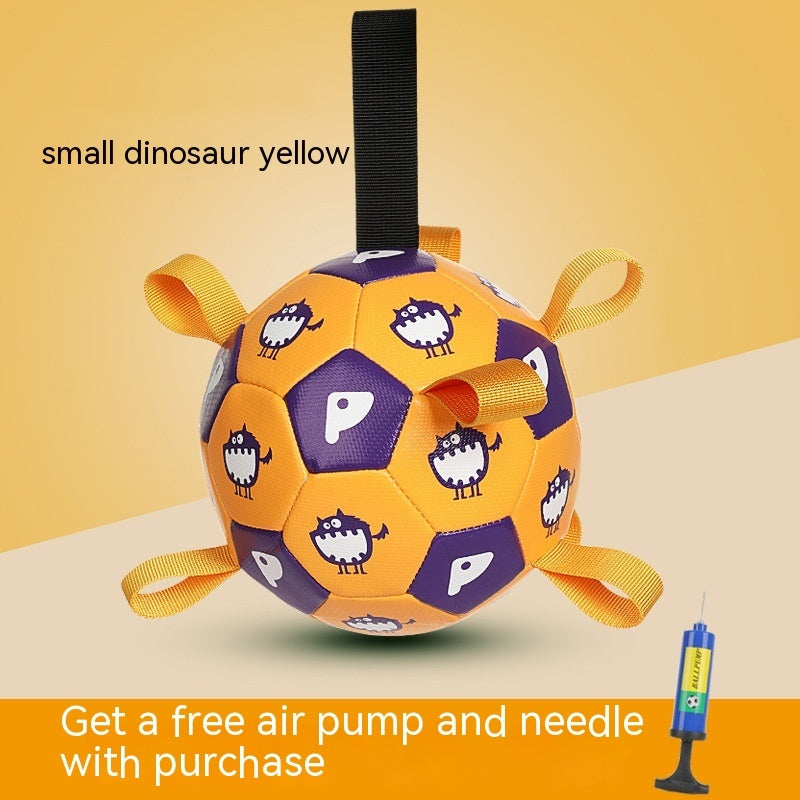 Pet Sporty Bite Chew Teething Ball With Cute Printing