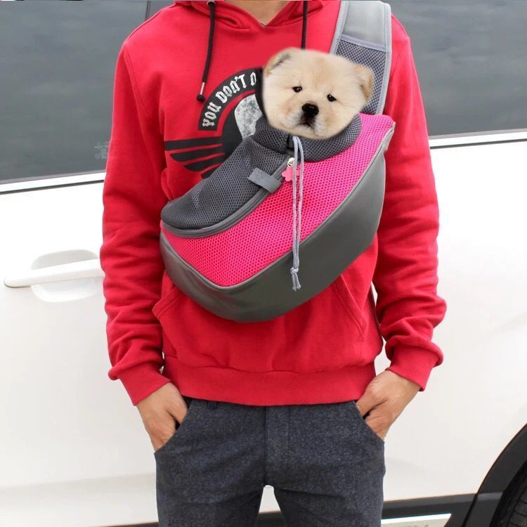Outdoor Mesh Pet Carrier Shoulder Bag