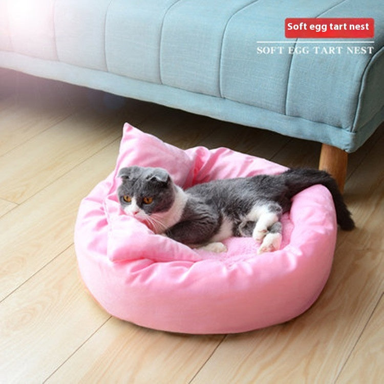 Winter Warm Cotton Filling Soft And Comfortable Pet Bed