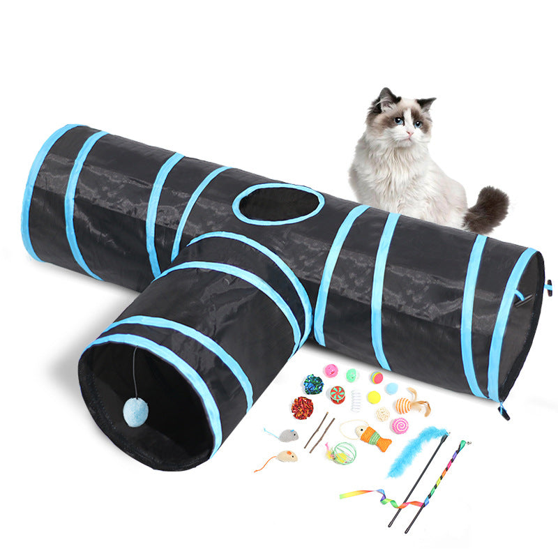 Foldable Tunnel Pet Climbing Path Cat Toys