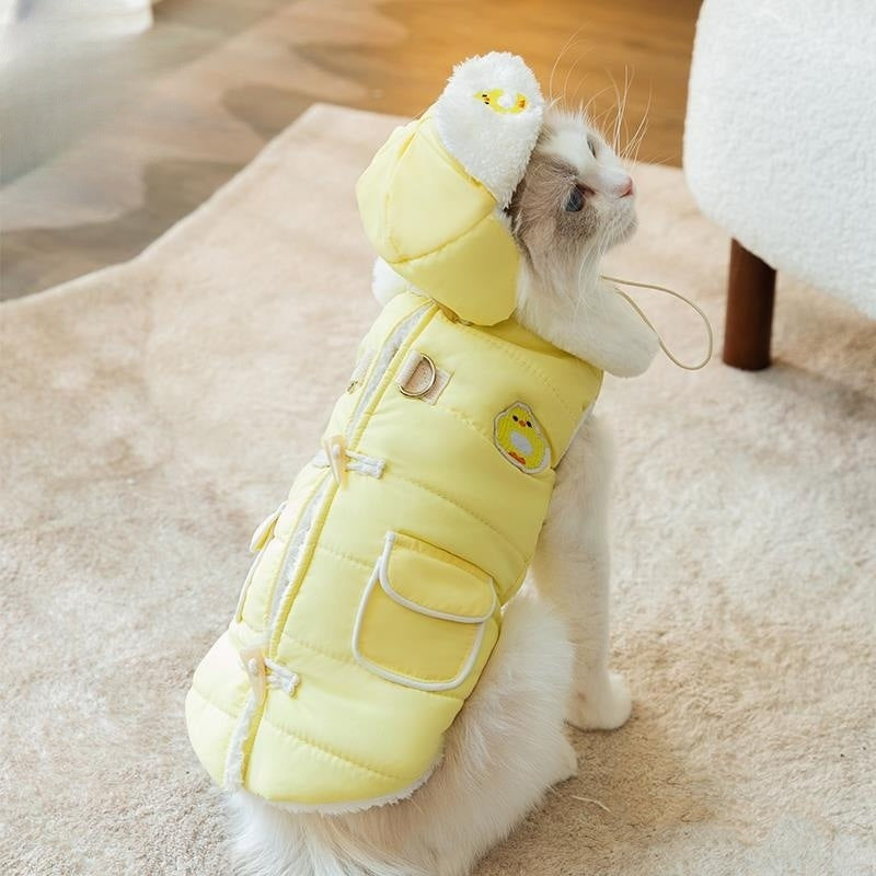 Pet Autumn And Winter Thickened Cotton-padded Clothes